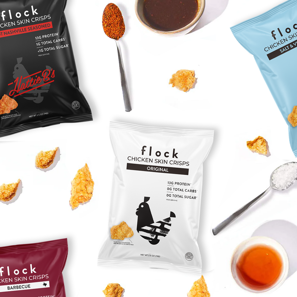 Flock XL Variety 4-Pack (2.5 OZ Bags)