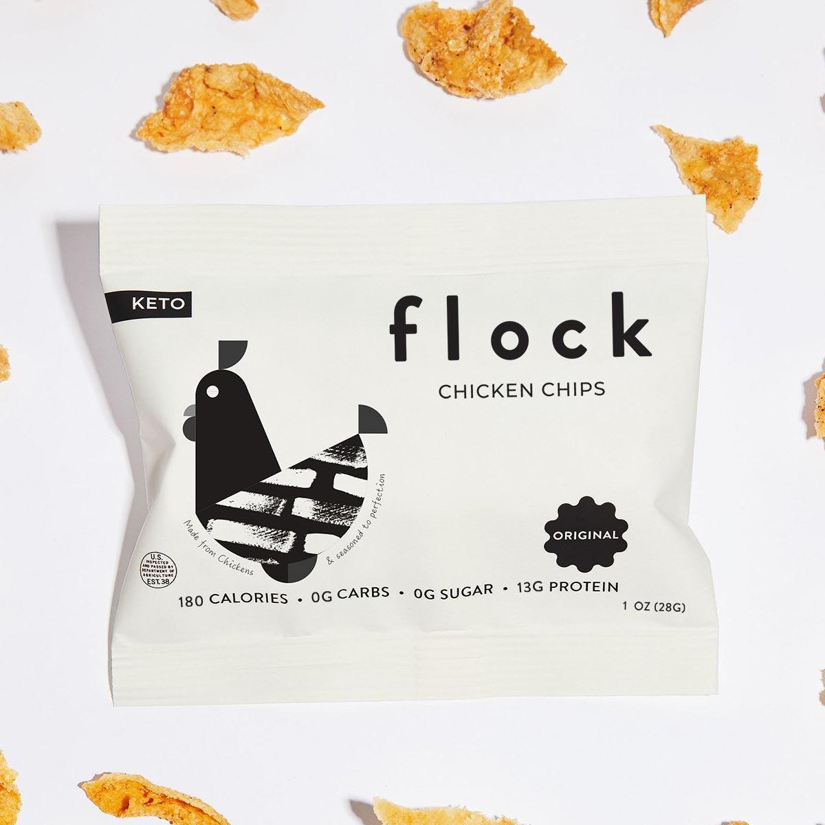 Flock Chicken Skin Chips