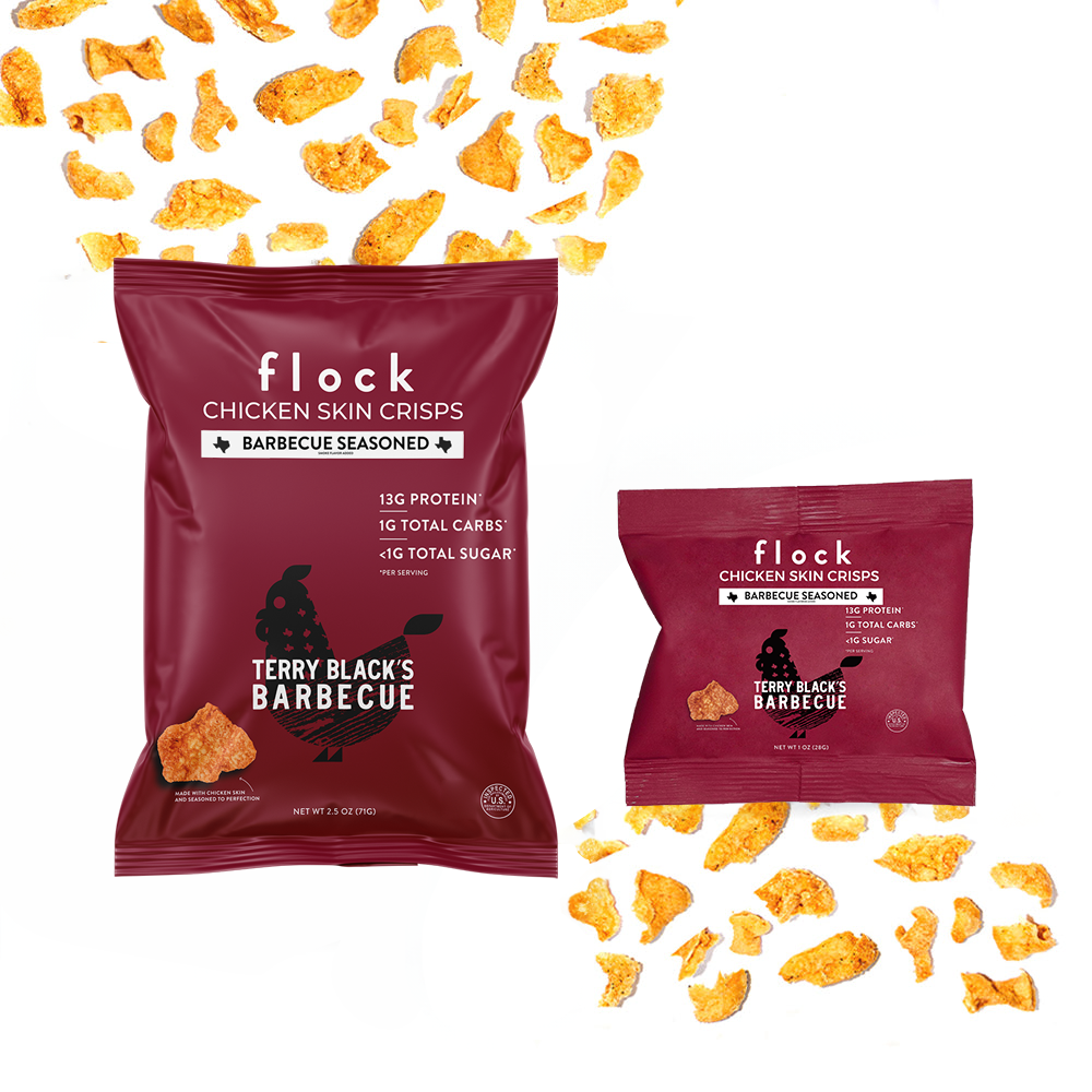 Terry Black's XL Flock Chicken Skin Crisps (2.5 OZ Bags)