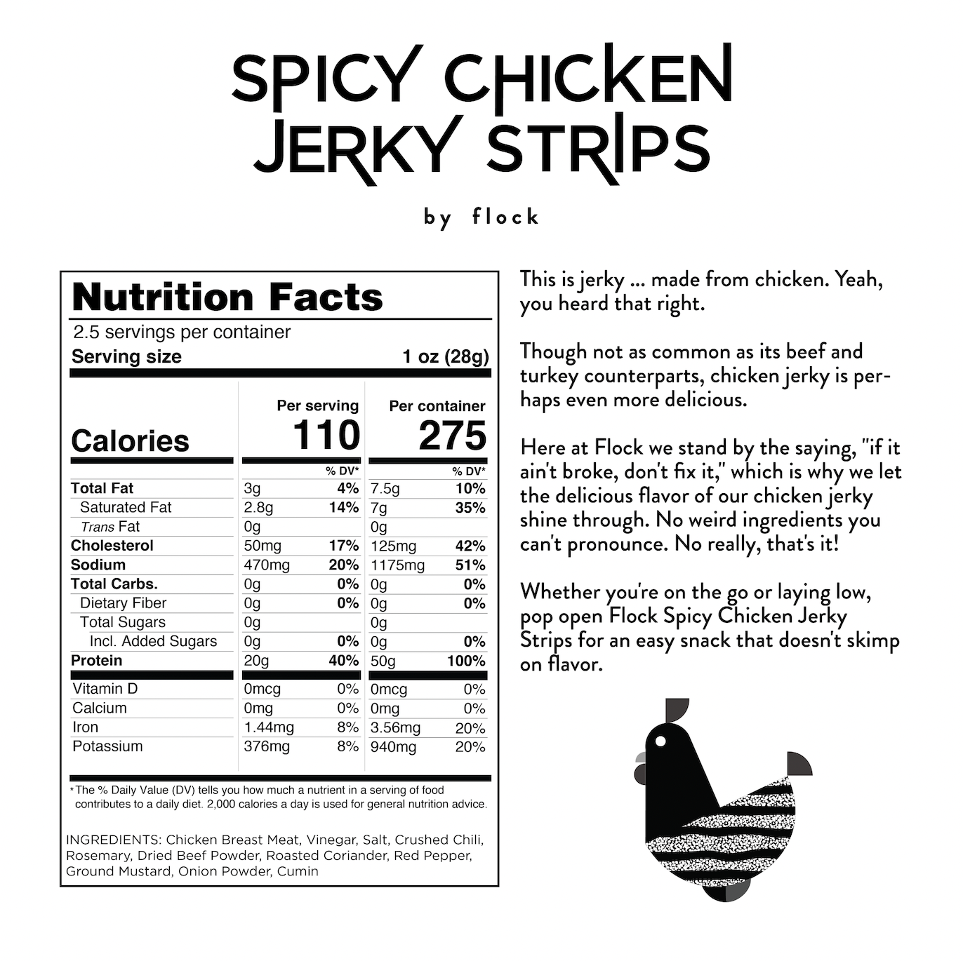 Spicy Chicken Jerky