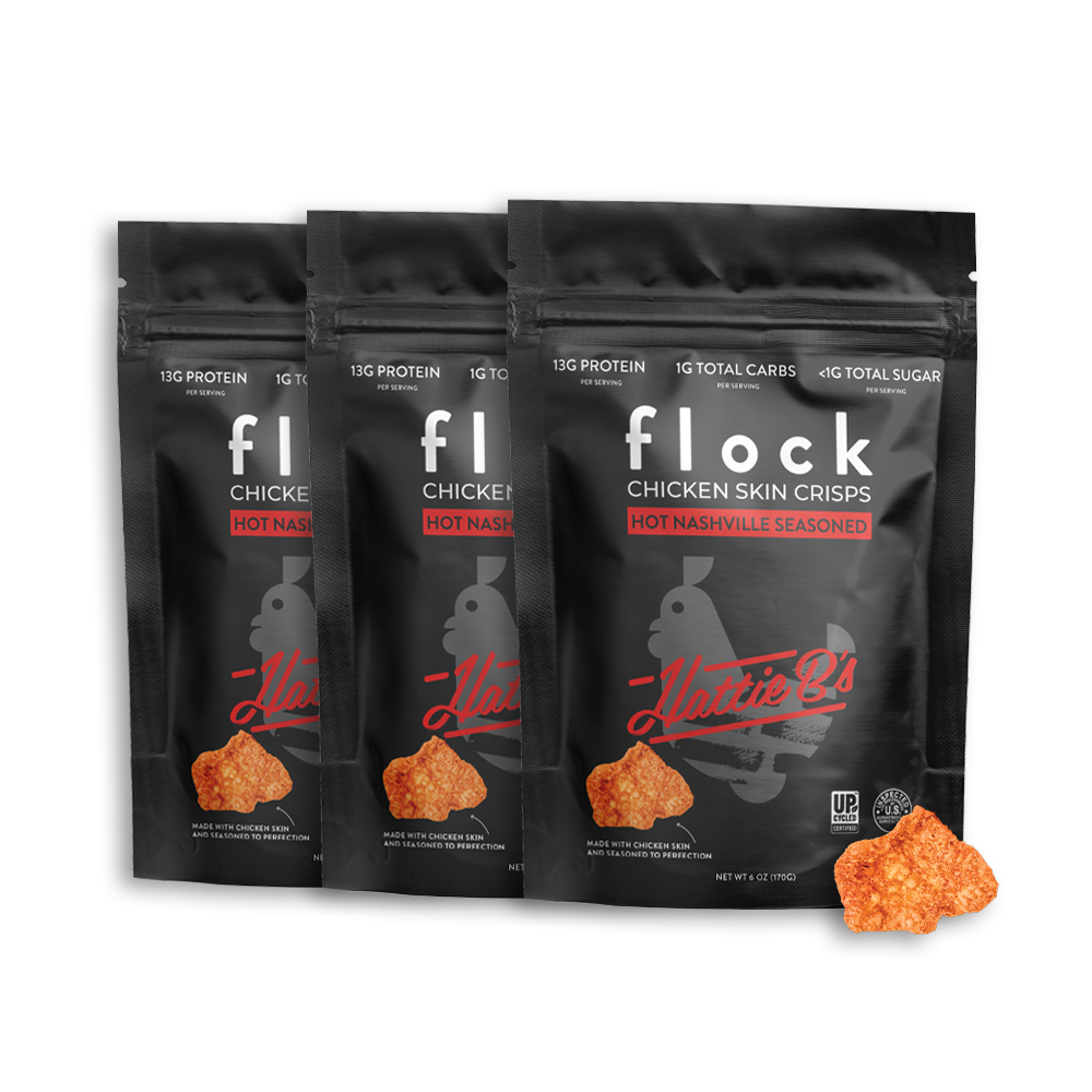 Hattie B's Flock Chicken Skin Crisps (6 OZ Bags)